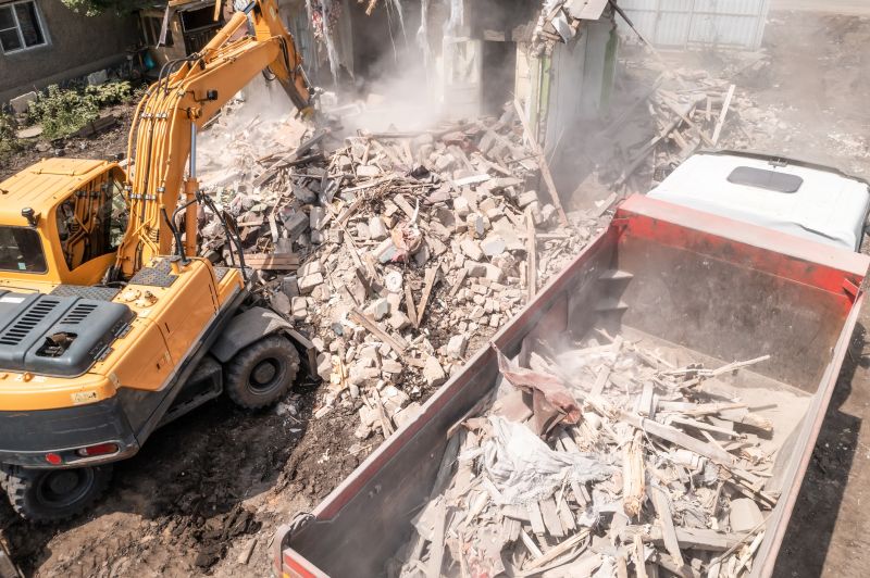 Double Wide Demolition in Katy, TX